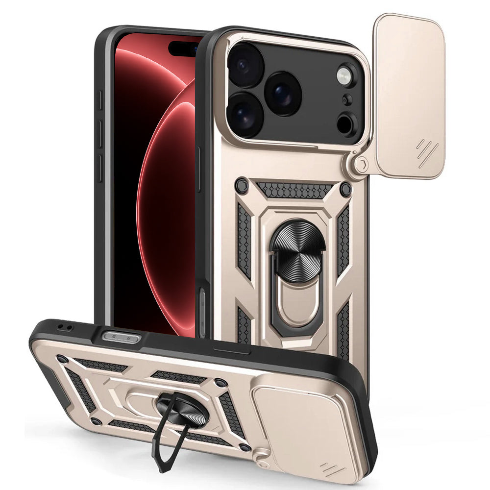 Husa pentru Apple iPhone 18 Pro Max / 17 Pro Max, Techsuit, CamShield, Aurie