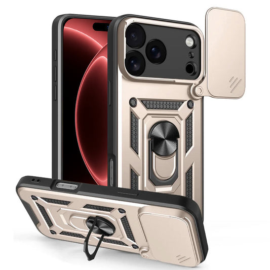 Husa pentru Apple iPhone 18 Pro Max / 17 Pro Max, Techsuit, CamShield, Aurie