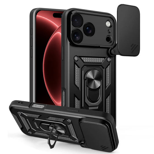 Husa pentru Apple iPhone 18 Pro Max / 17 Pro Max, Techsuit, CamShield, Neagra