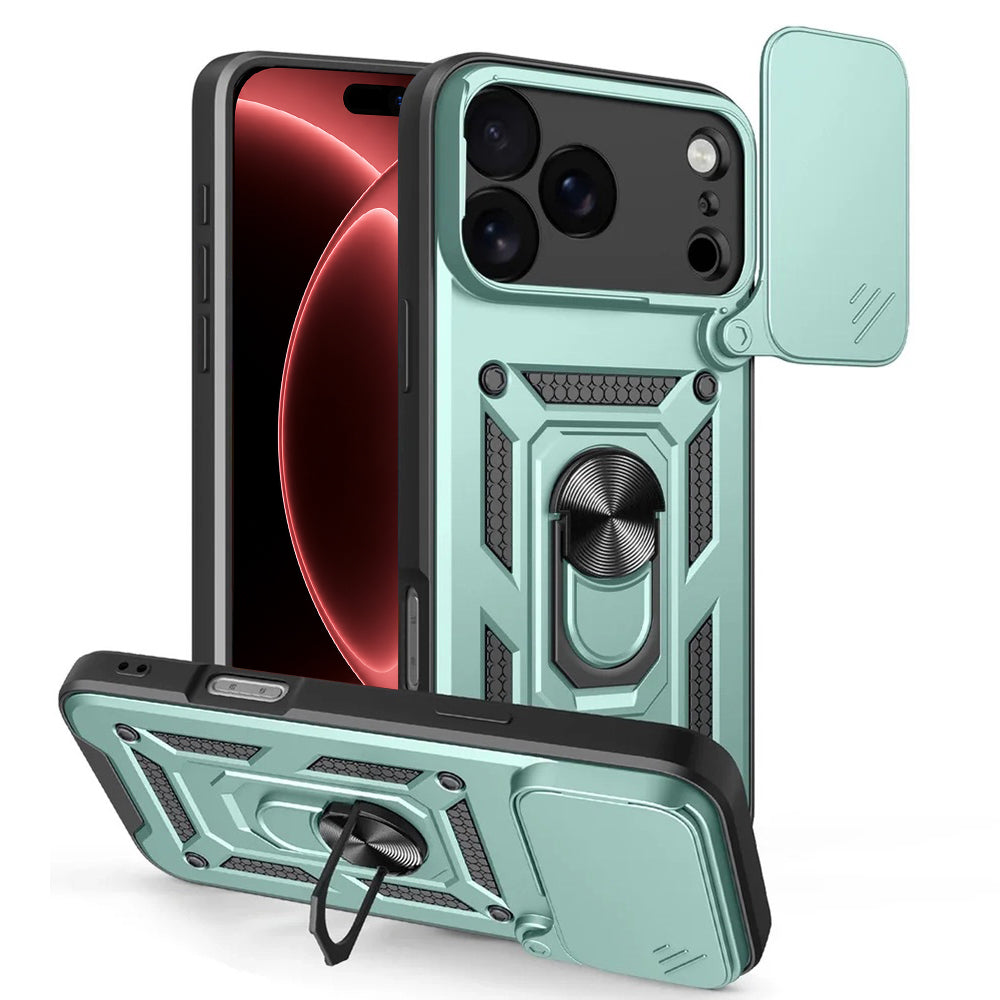 Husa pentru Apple iPhone 18 Pro Max / 17 Pro Max, Techsuit, CamShield, Verde