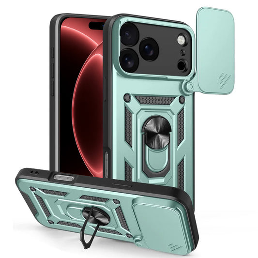 Husa pentru Apple iPhone 18 Pro Max / 17 Pro Max, Techsuit, CamShield, Verde