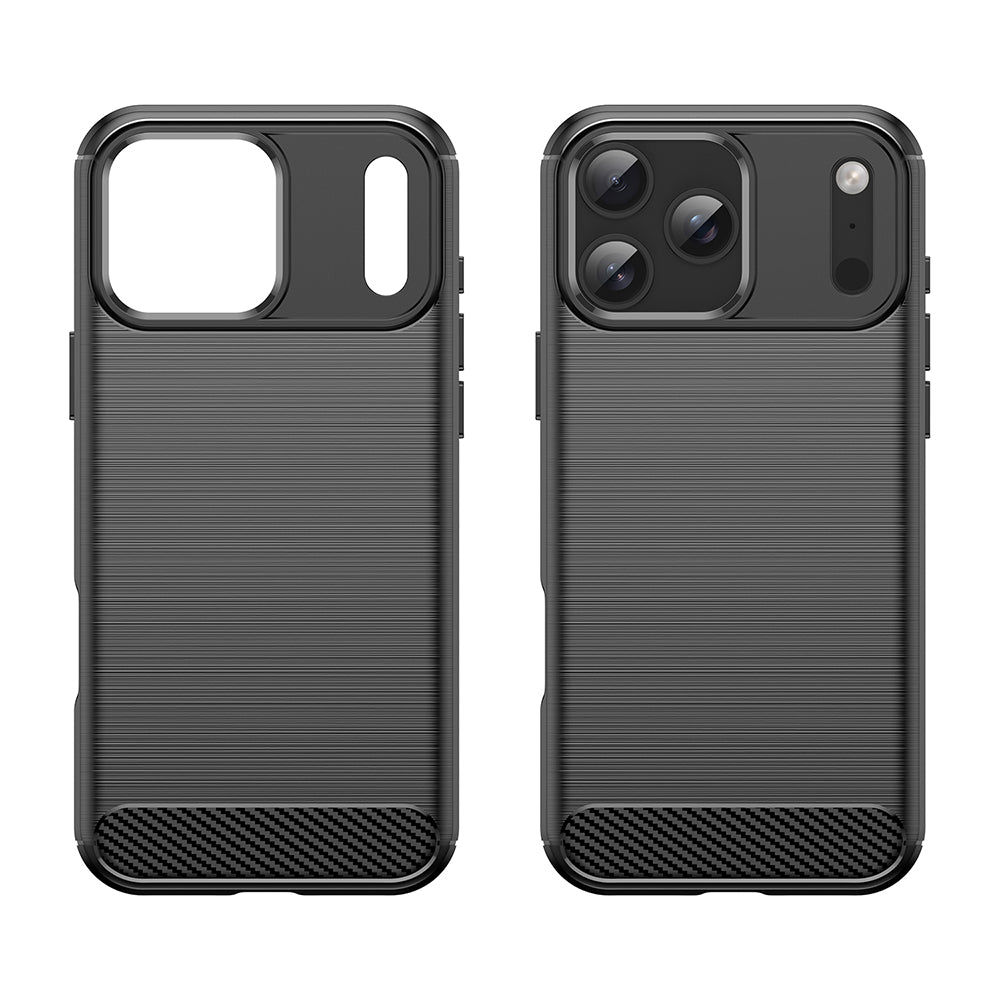 Husa pentru Apple iPhone 18 Pro Max / 17 Pro Max, Techsuit, Carbon, Neagra