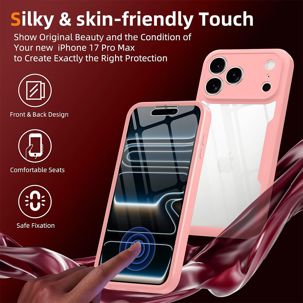 Husa pentru Apple iPhone 18 Pro Max / 17 Pro Max, Techsuit, ColorVerse 360, Roz