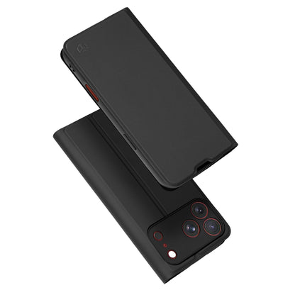 Husa pentru Apple iPhone 18 Pro Max / 17 Pro Max, Techsuit, Magskin Book, Neagra