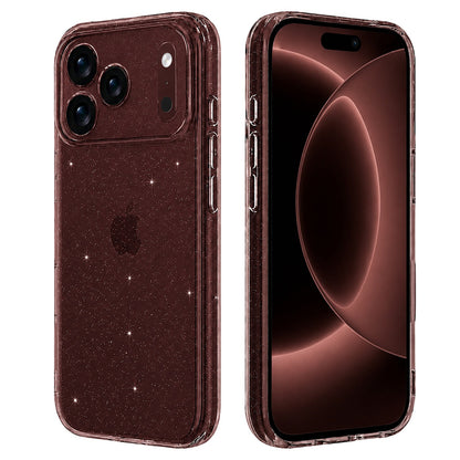 Husa pentru Apple iPhone 18 Pro Max / 17 Pro Max, Techsuit, SparkleSkin, Transparenta