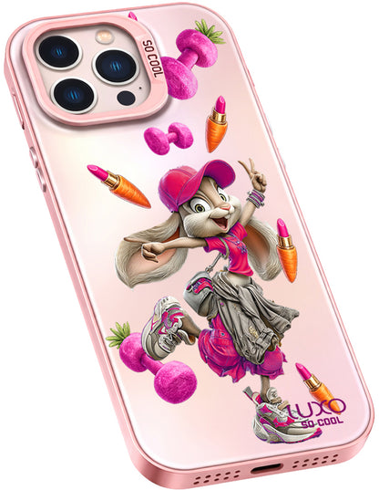 Husa pentru Apple iPhone 15 Pro, LUXO So CooL, ArcadiA Rabbit, Multicolor