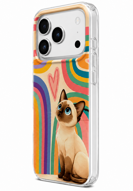 Husa pentru Apple iPhone 16 Pro Max, Perfect Case, Dreamora Kitty, Multicolor
