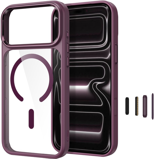 Husa pentru Apple iPhone 18 Pro Max / 17 Pro Max, Tech-Protect, Magmat CC, Visinie Transparenta