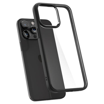 Husa pentru Apple iPhone 15 Pro Max, Spigen, Ultra Hybrid, Neagra Mata ACS06570