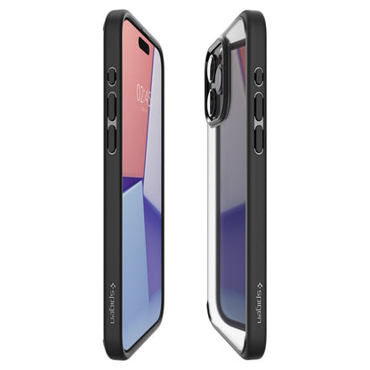 Husa pentru Apple iPhone 15 Pro, Spigen, Ultra Hybrid, Neagra Mata ACS06713