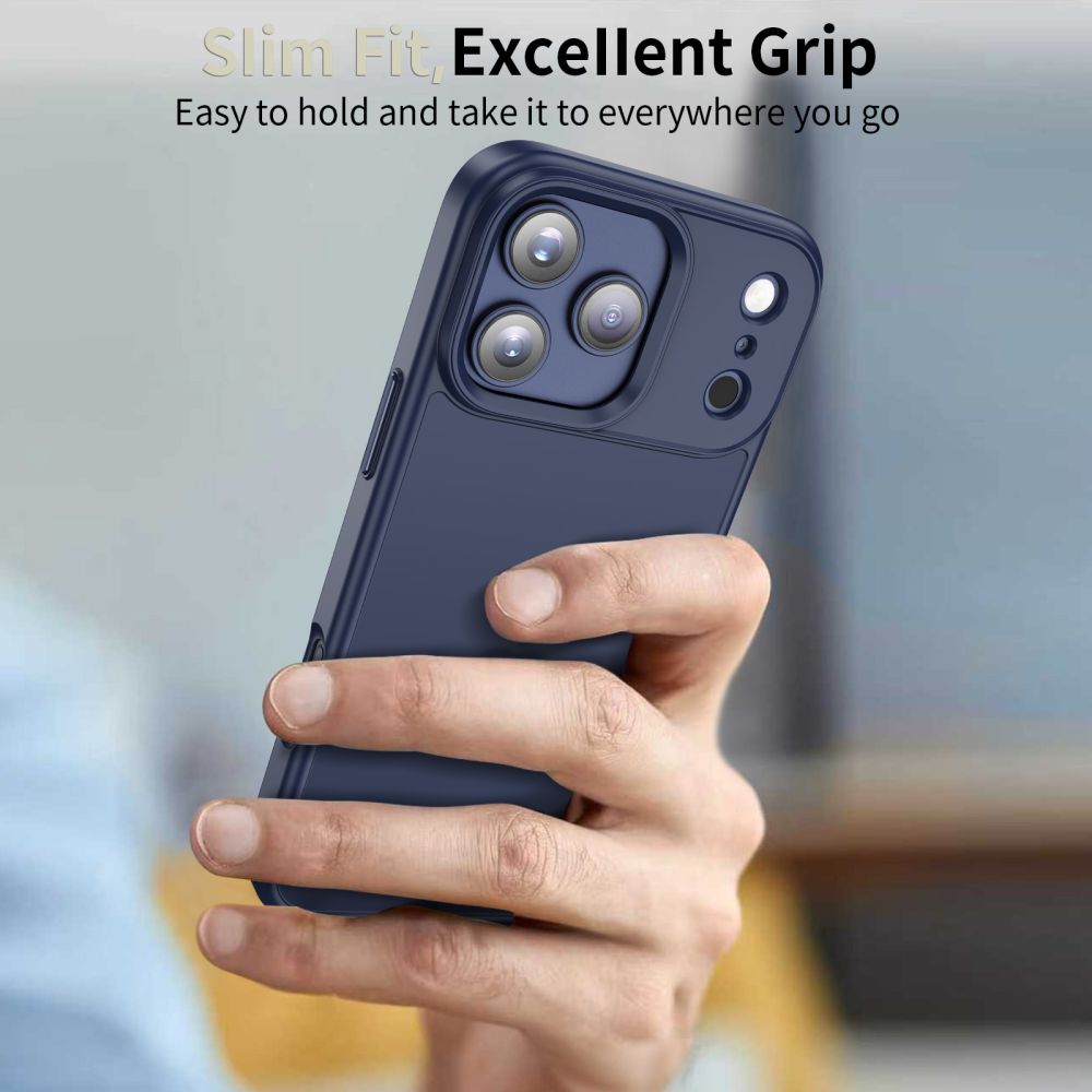 Husa pentru Apple iPhone 17 Pro, Tech-Protect, Magmat, Bleumarin Mata
