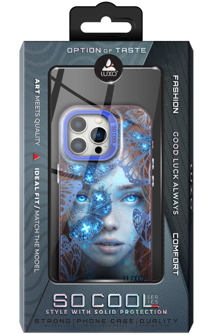 Husa pentru Apple iPhone 16 Plus, LUXO So CooL, ArcadiA Butterfly Girl, Multicolor