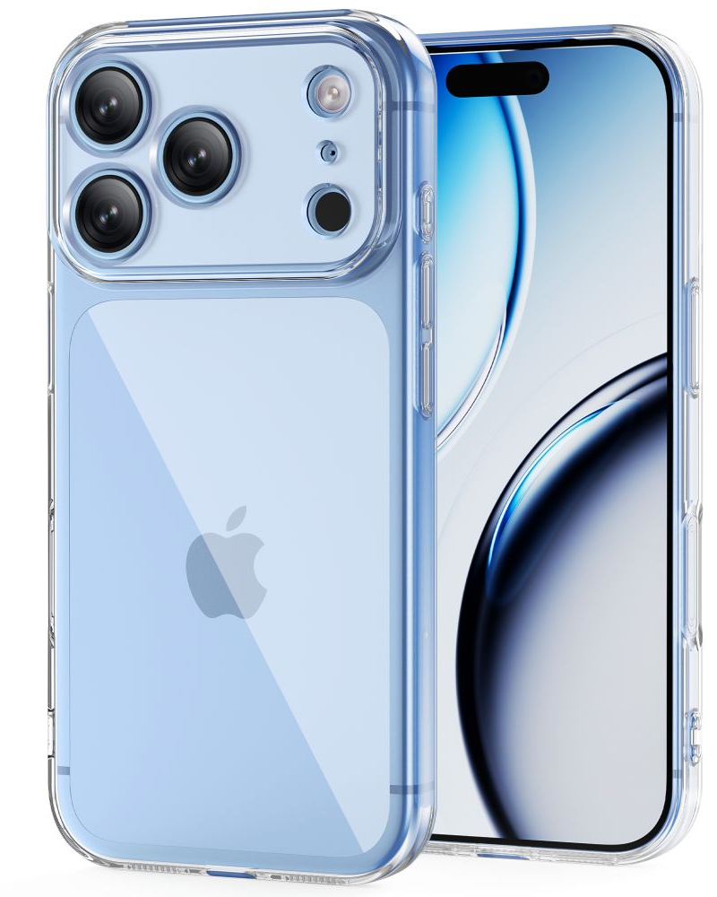 Husa pentru Apple iPhone 18 Pro / 17 Pro, Tech-Protect, Flexair with Screen Protector, Transparenta