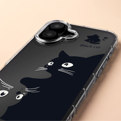 Husa pentru Apple iPhone 17 Pro Max, OEM, Ultra Trendy Cat, Neagra