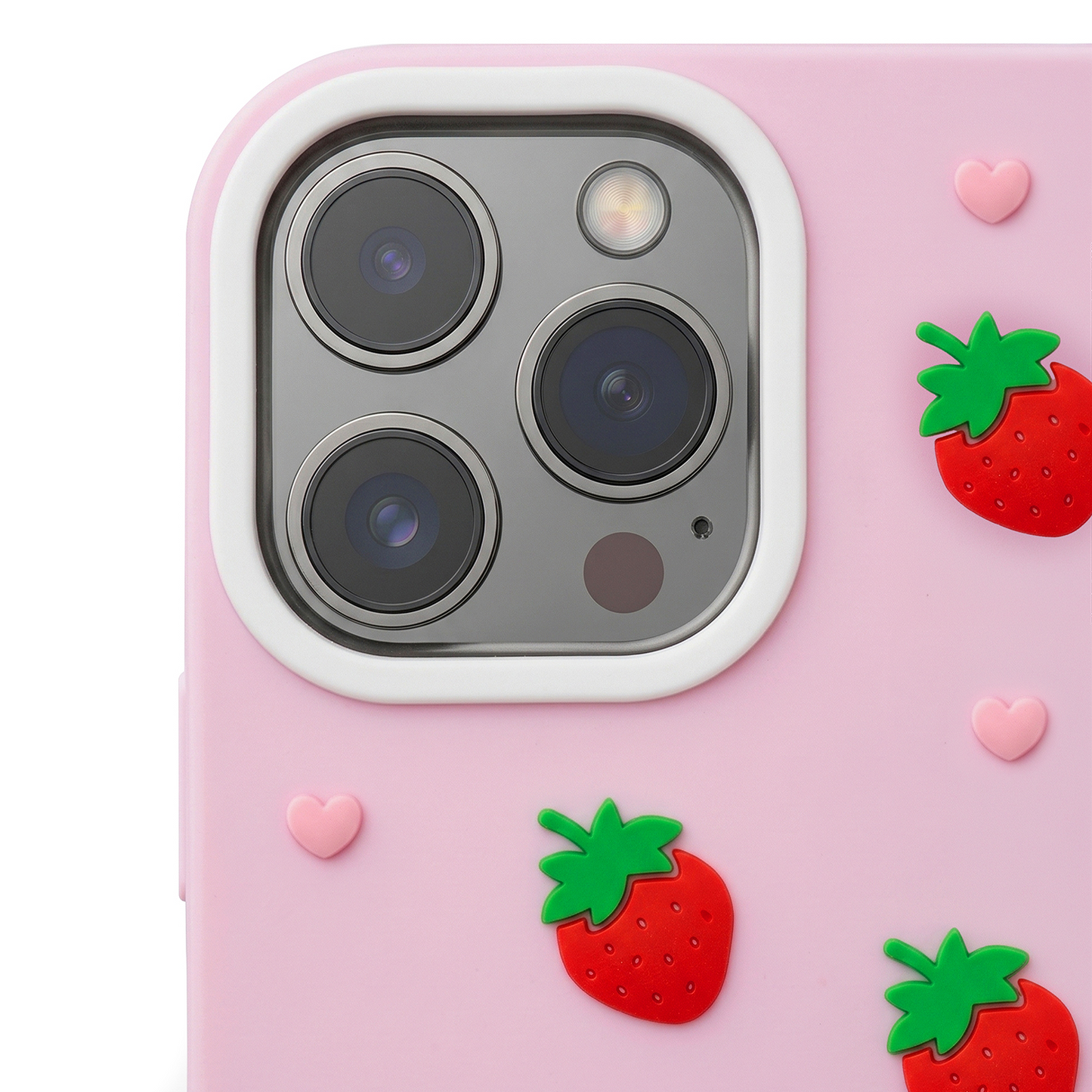 Husa pentru Apple iPhone 15 / 14 / 13, OEM, Strawberry, Roz