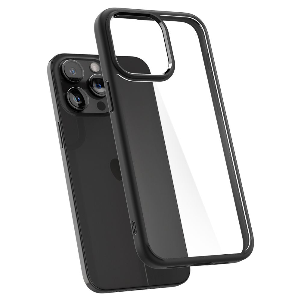 Husa pentru Apple iPhone 15 Pro, Spigen, Ultra Hybrid, Neagra Mata ACS06713