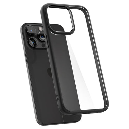 Husa pentru Apple iPhone 15 Pro, Spigen, Ultra Hybrid, Neagra Mata ACS06713