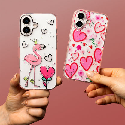 Husa pentru Apple iPhone 16 Pro Max, OEM, Ultra Trendy Love 2, Multicolor