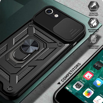 Husa pentru Apple iPhone 6 / 6s, Techsuit, CamShield, Neagra
