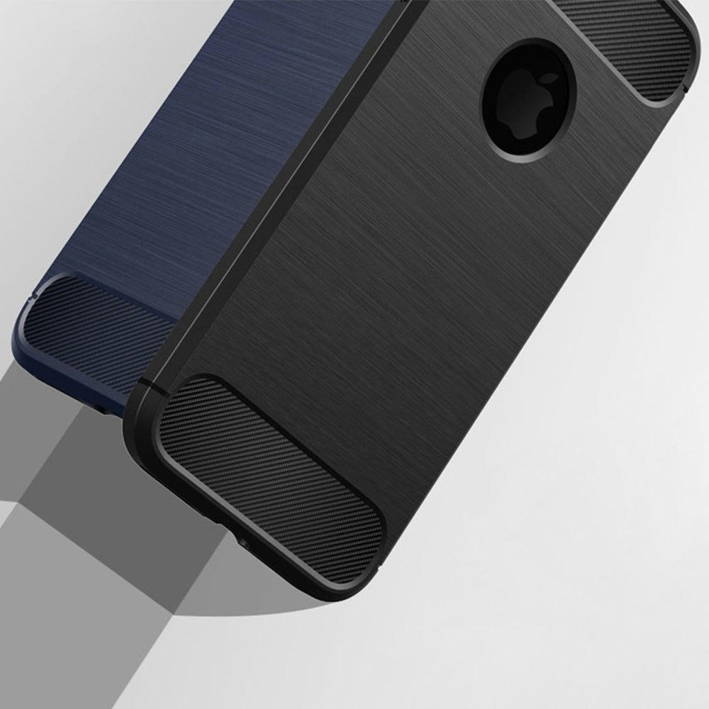 Husa pentru Apple iPhone 8 / 7, Techsuit, Carbon, Neagra