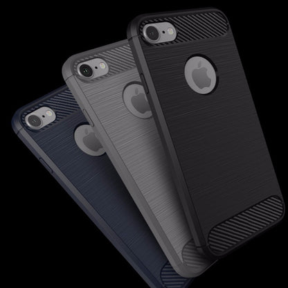 Husa pentru Apple iPhone 8 / 7, Techsuit, Carbon, Neagra