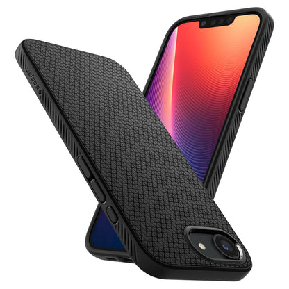 Husa pentru Apple iPhone 17e / 16e, Spigen, Liquid Air, Neagra ACS09161