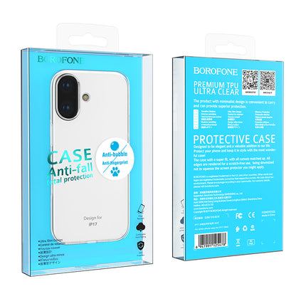 Husa pentru Apple iPhone 17, Borofone, BI4 Ice, Transparenta