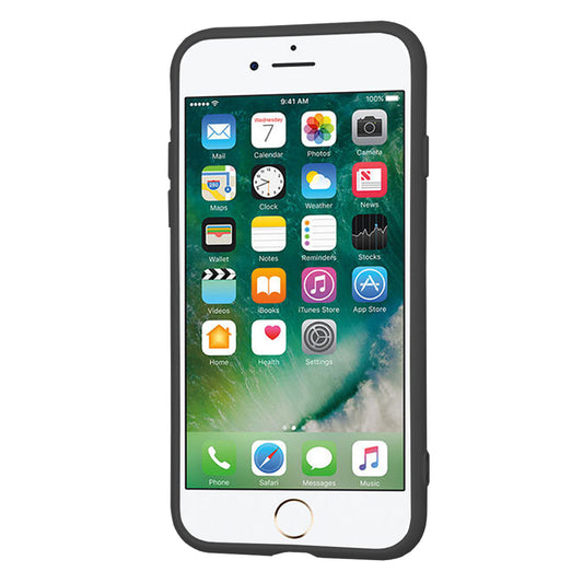 Husa pentru Apple iPhone SE (2022) / SE (2020) / 8 / 7, Techsuit, SoftFlex, Neagra