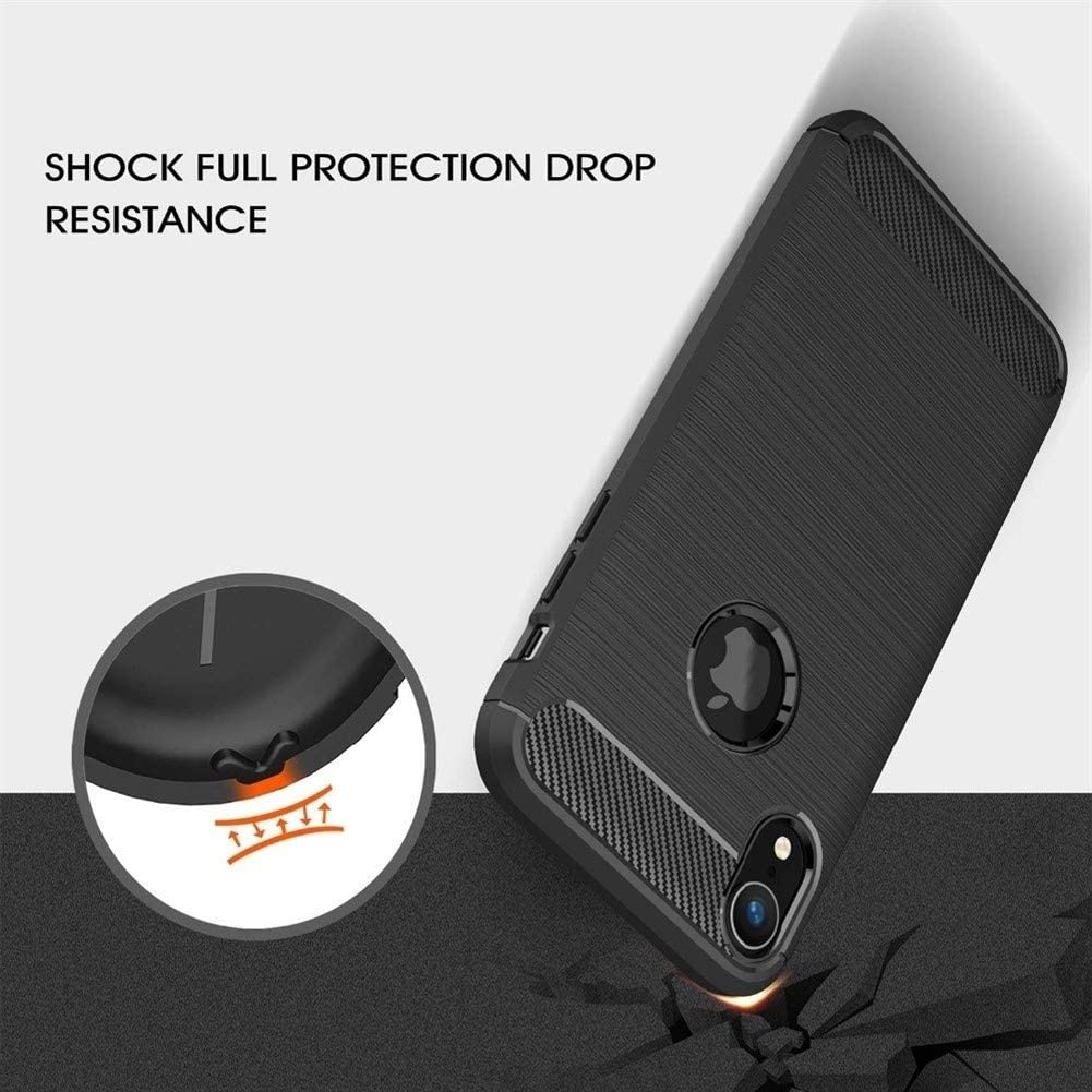 Husa pentru Apple iPhone XR, Techsuit, Carbon, Neagra