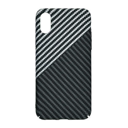 Husa pentru Apple iPhone XR, Techsuit, Carbonite FiberShell, Neagra Gri