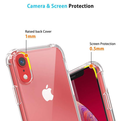 Husa pentru Apple iPhone XR, Techsuit, Shockproof Clear, Transparenta