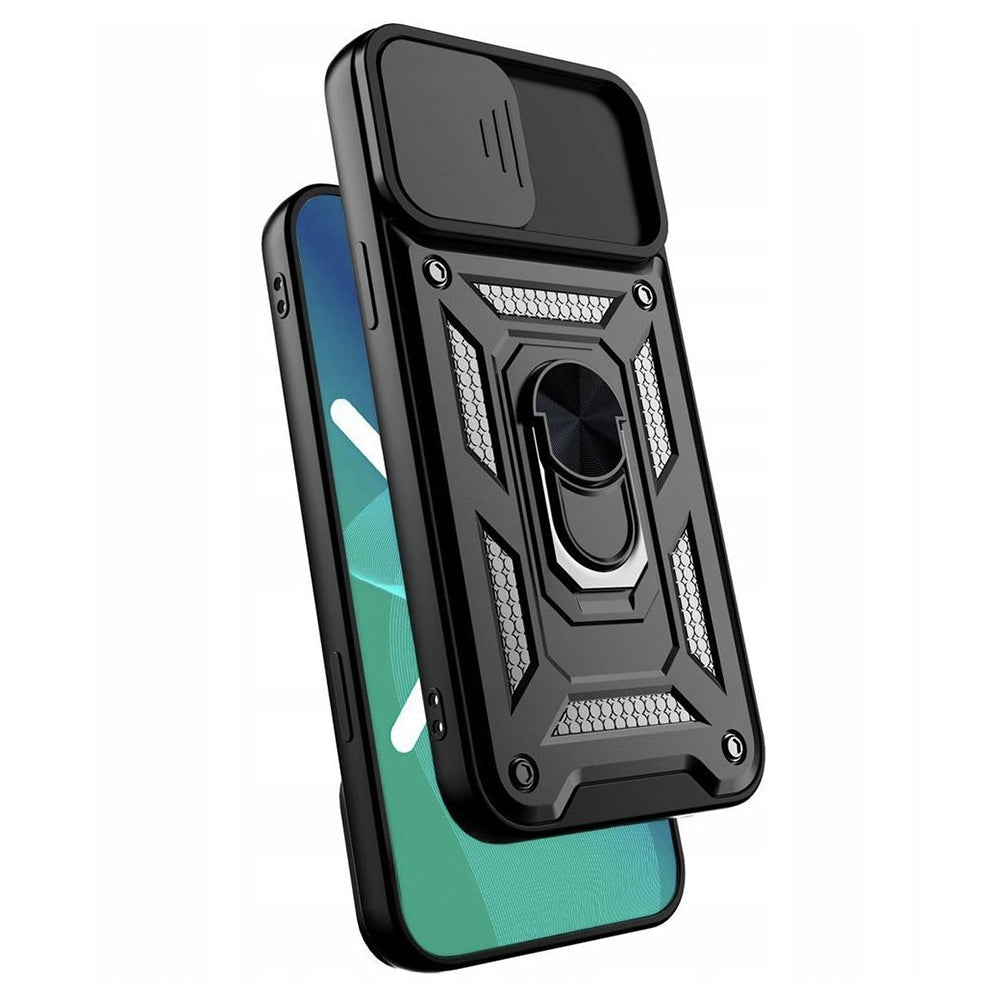 Husa pentru Apple iPhone XS / X, Techsuit, CamShield, Neagra