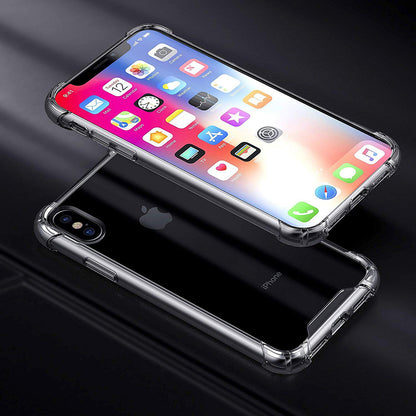 Husa pentru Apple iPhone XS / X, Techsuit, Shockproof Clear, Transparenta