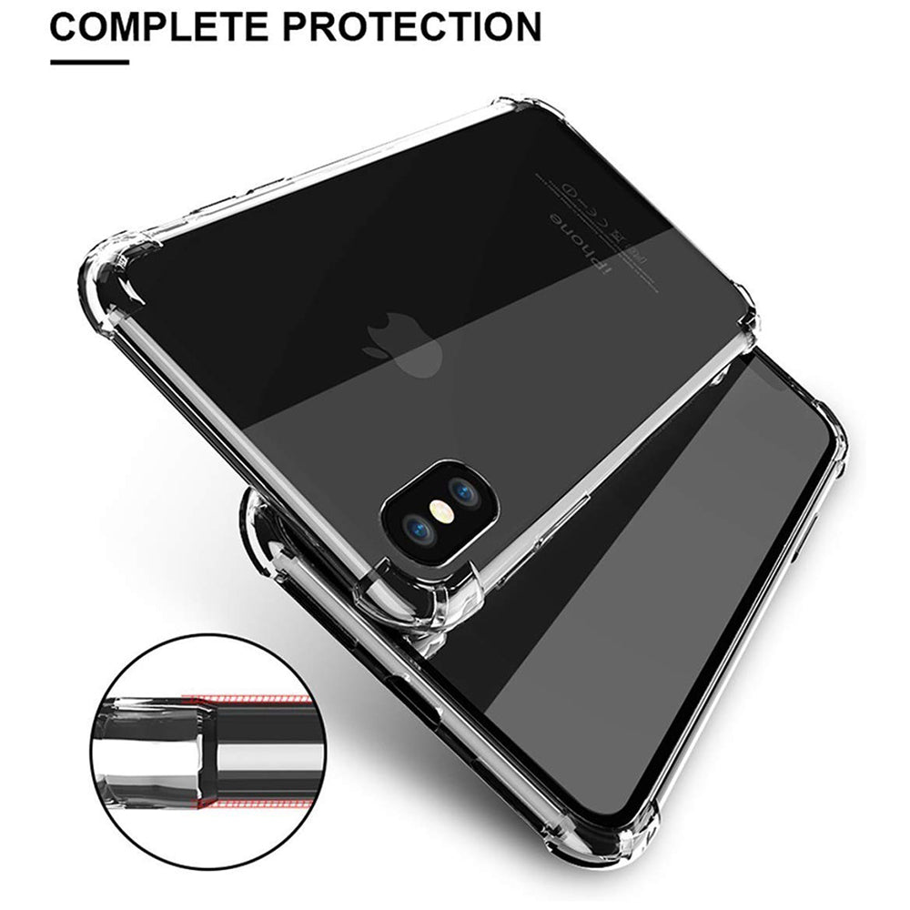 Husa pentru Apple iPhone XS / X, Techsuit, Shockproof Clear, Transparenta