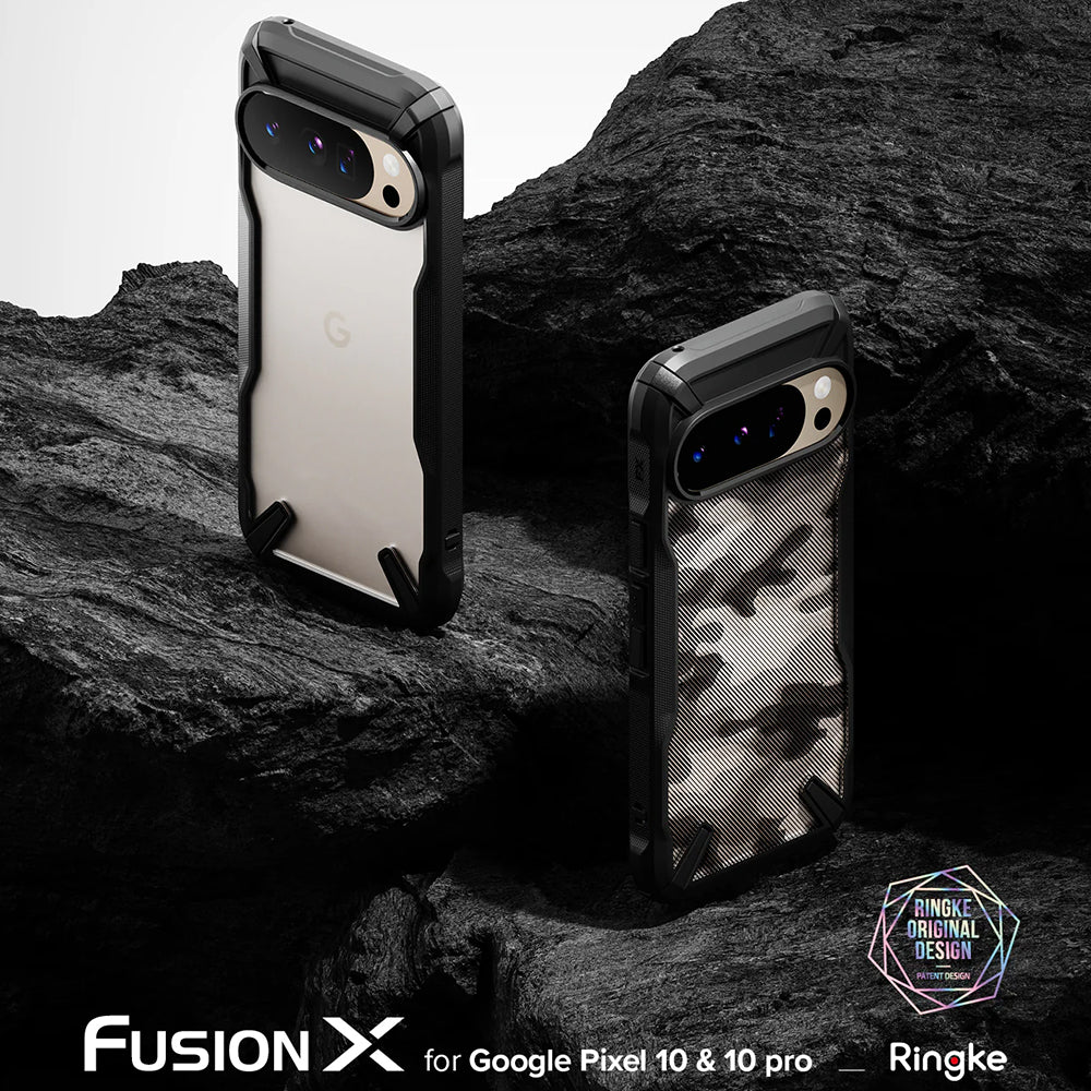 Husa pentru Google Pixel 10 Pro / 10, Ringke, Fusion X, Neagra