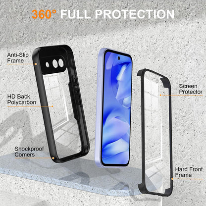 Husa pentru Google Pixel 10a, Techsuit, ColorVerse 360, Neagra