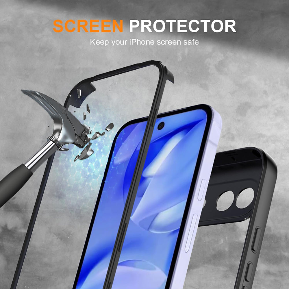 Husa pentru Google Pixel 10a, Techsuit, ColorVerse 360, Neagra