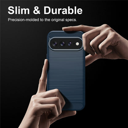Husa pentru Google Pixel 11 Pro / 11, Techsuit, Carbon, Albastra