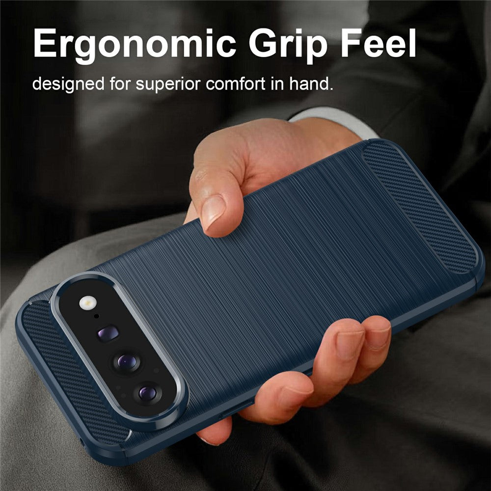 Husa pentru Google Pixel 11 Pro / 11, Techsuit, Carbon, Albastra