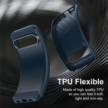 Husa pentru Google Pixel 11 Pro / 11, Techsuit, Carbon, Albastra