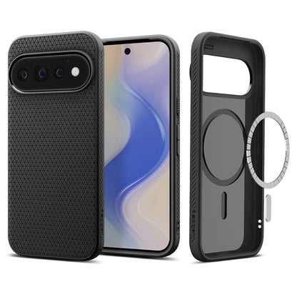 Husa pentru Google Pixel 11 Pro, Spigen, Liquid Air, Neagra Mata ACS11428