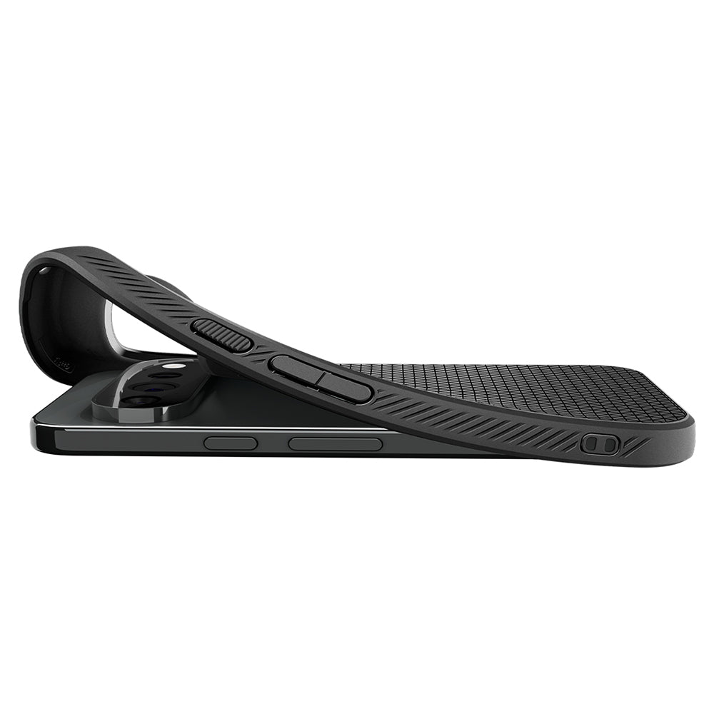 Husa pentru Google Pixel 11 Pro, Spigen, Liquid Air, Neagra Mata ACS11428
