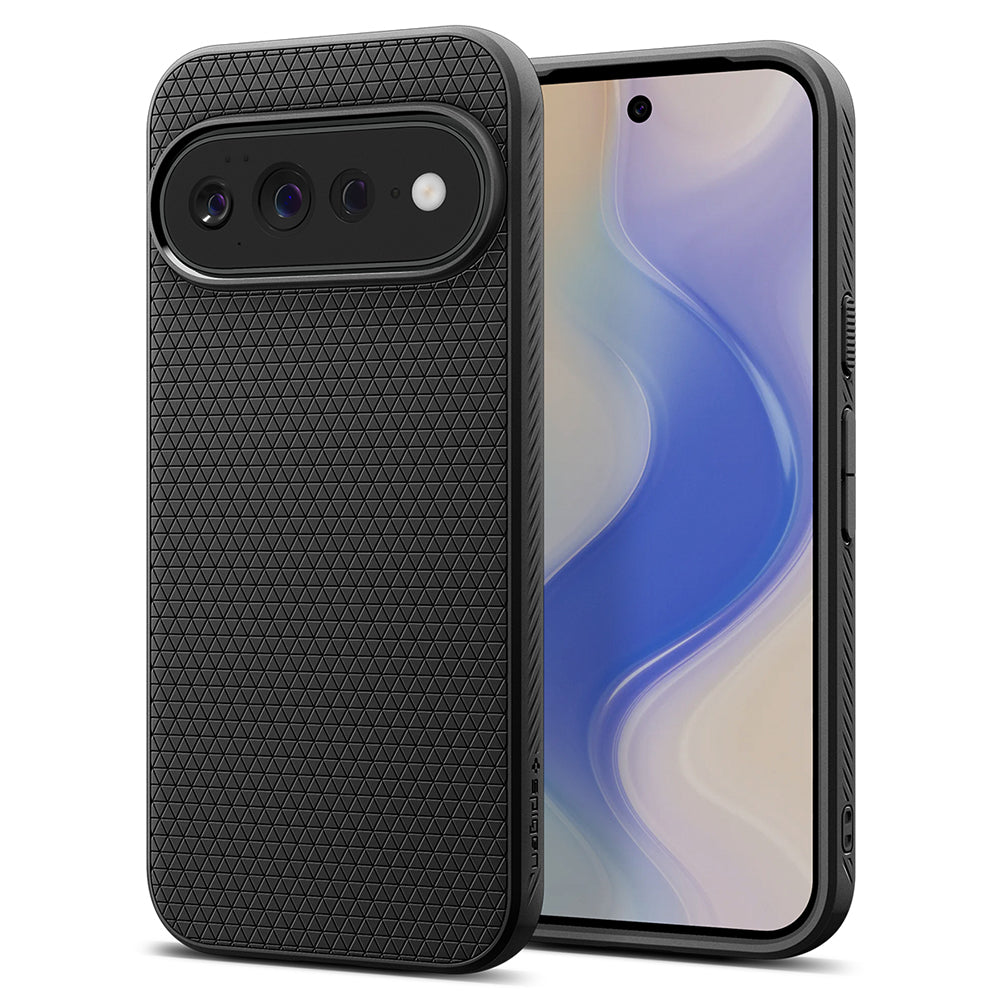 Husa pentru Google Pixel 11 Pro XL, Spigen, Liquid Air, Neagra Mata ACS11448