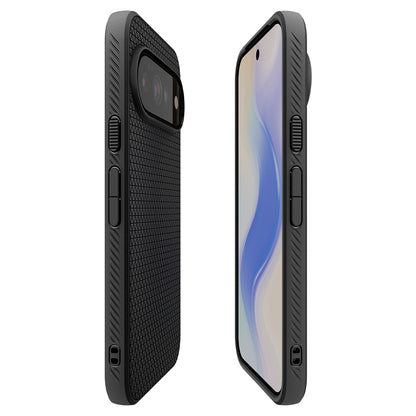 Husa pentru Google Pixel 11 Pro XL, Spigen, Liquid Air, Neagra Mata ACS11448
