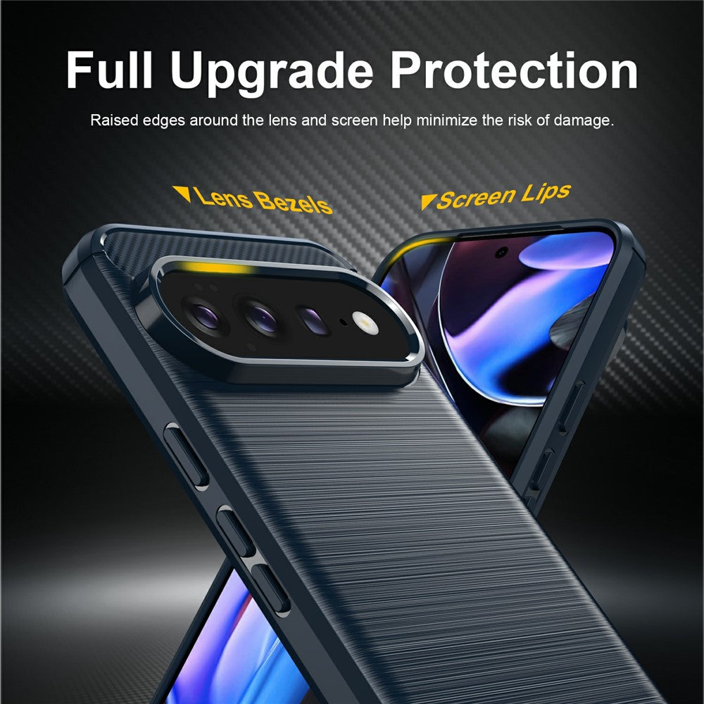 Husa pentru Google Pixel 11 Pro XL, Techsuit, Carbon, Albastra
