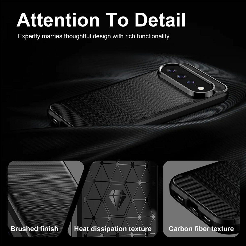 Husa pentru Google Pixel 11 Pro XL, Techsuit, Carbon, Neagra