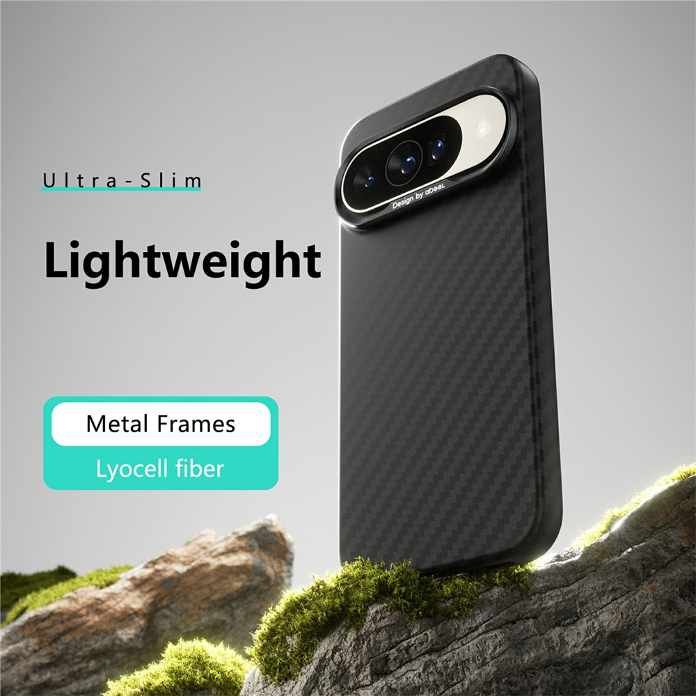 Husa pentru Google Pixel 10 Pro / 10, Abeei, Carbon Minimalist, Neagra
