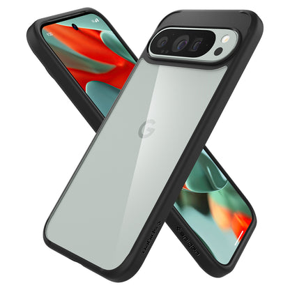 Husa pentru Google Pixel 9 Pro XL, Spigen, Ultra Hybrid, Neagra Mata ACS07724