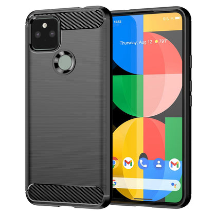 Husa pentru Google Pixel 5, Techsuit, Carbon, Neagra