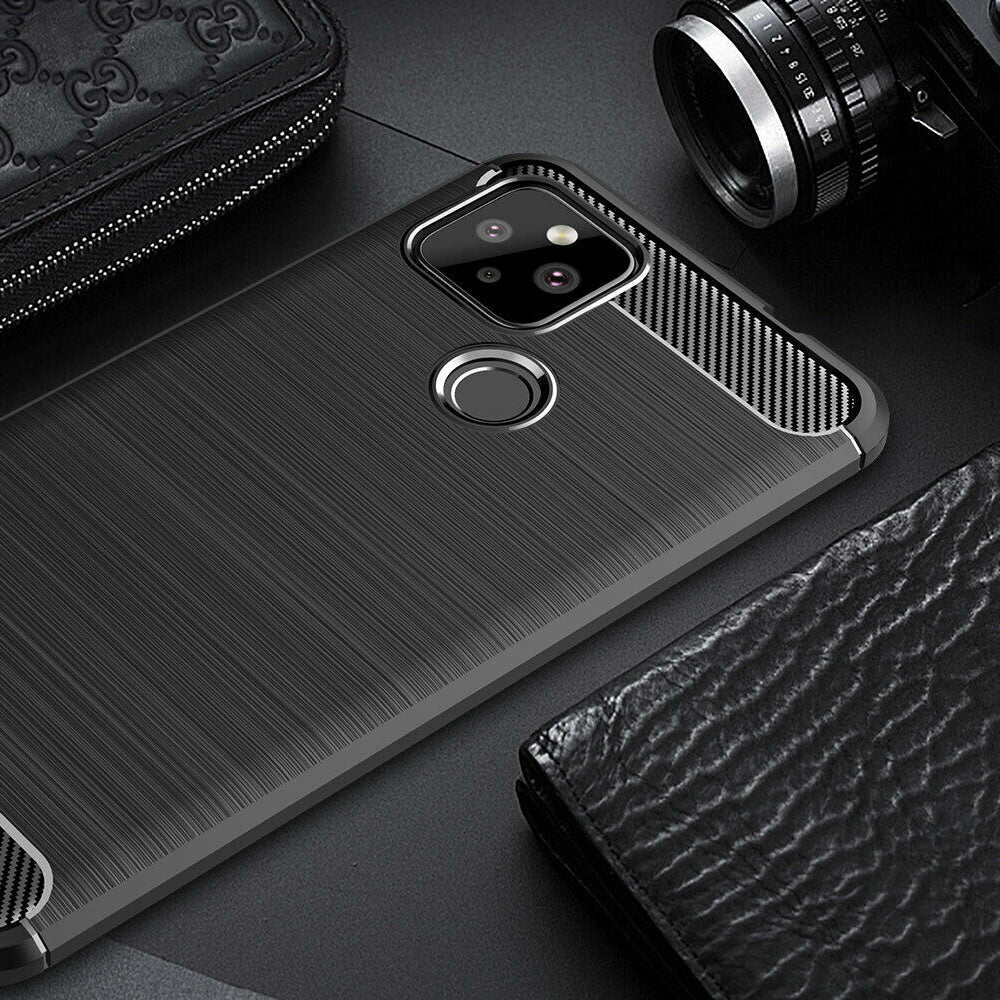 Husa pentru Google Pixel 5, Techsuit, Carbon, Neagra